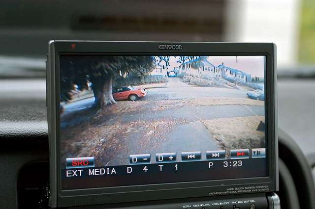 Back up camera view