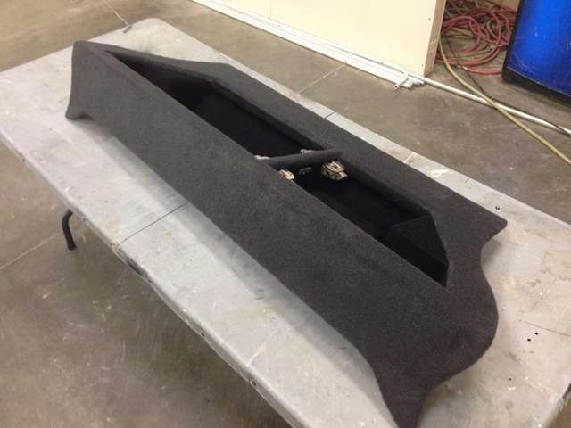 carpeted the box inside and out