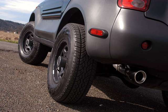 Carbon Fiber Exhaust Tip - installed