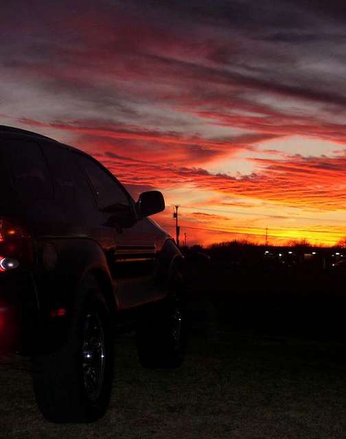 sunset and VX