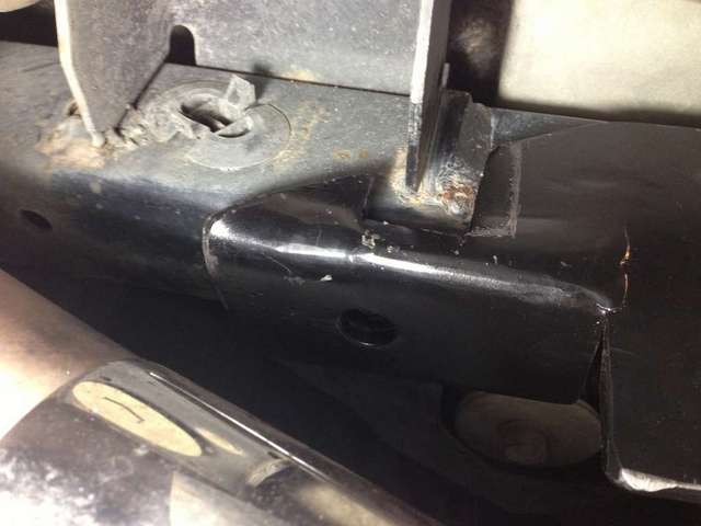 Driver's side necessary cut