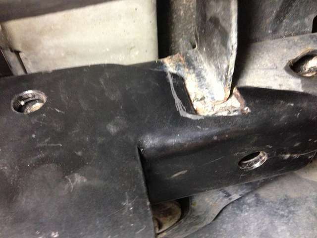 Passenger's side necessary cut