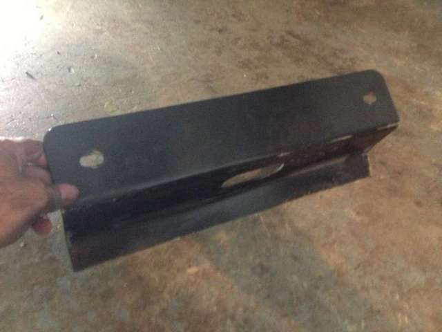 Necessary cut off piece from gas tank skid plate