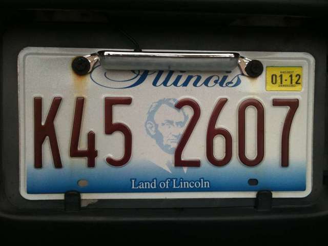cheap liscense plate fix