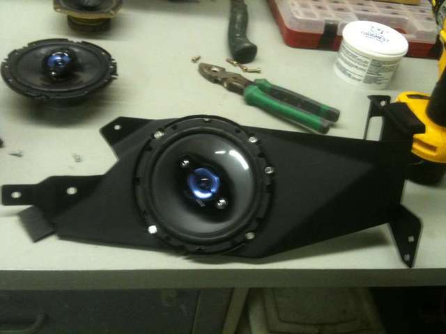 Finally did the rear speakers. No biggie??