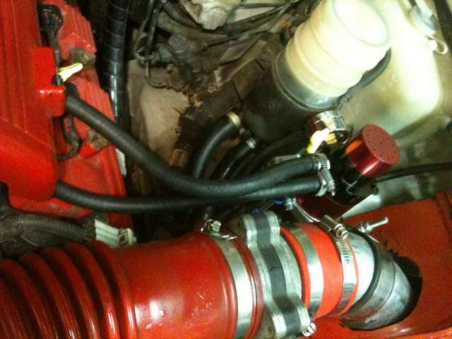Installed Catch Can