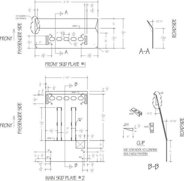 SKID PLATE PLANS #1