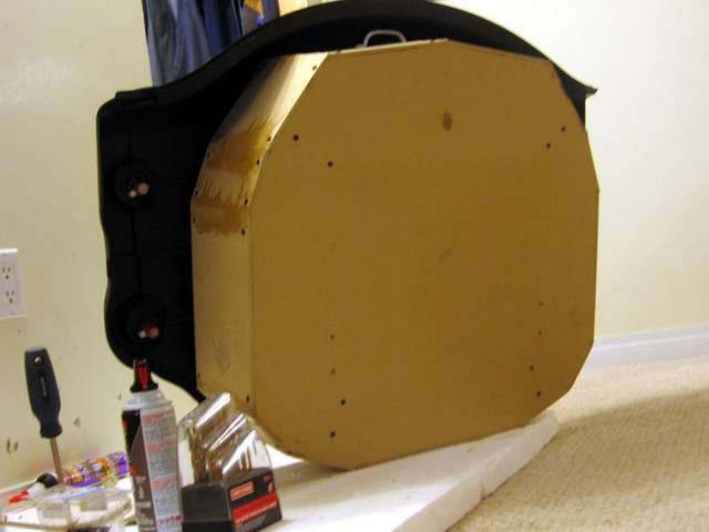 Spare tire woofer box