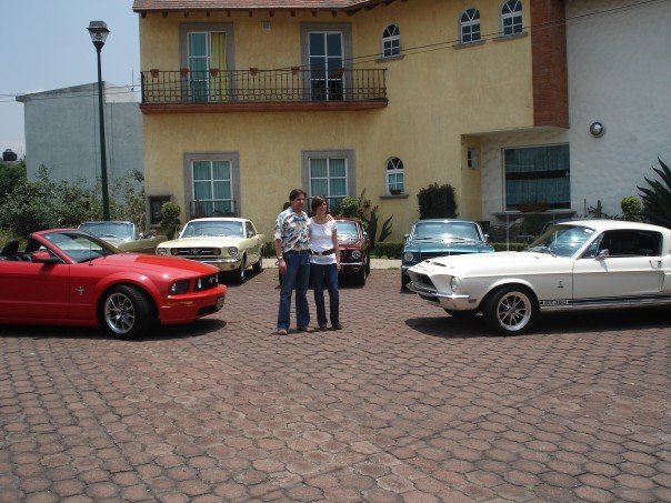 my mustangs and my parents lol