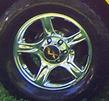 stock 18 wheel center cap sticker