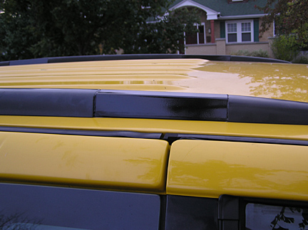 VX roof rail caps (homemade)
