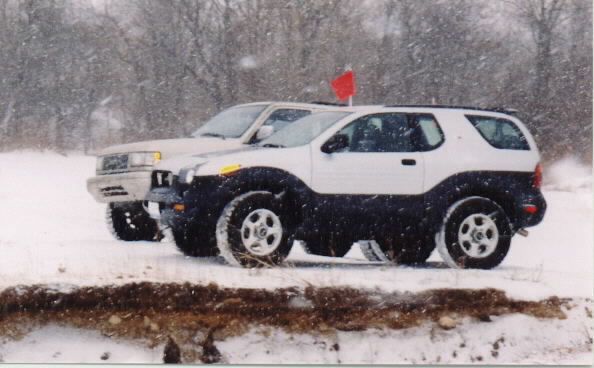 Starting to snow.