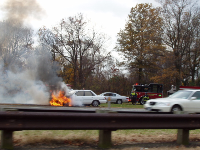 Car on Fire