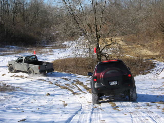 Snowball offroading Badlands Park in Indiana Me Gill Cecilia in our VX's an