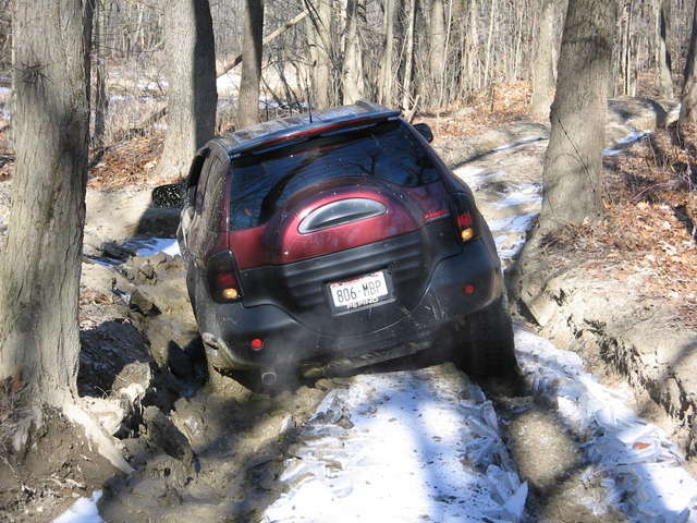 And then the ice broke and i got stuck! Gill pulled me out!!