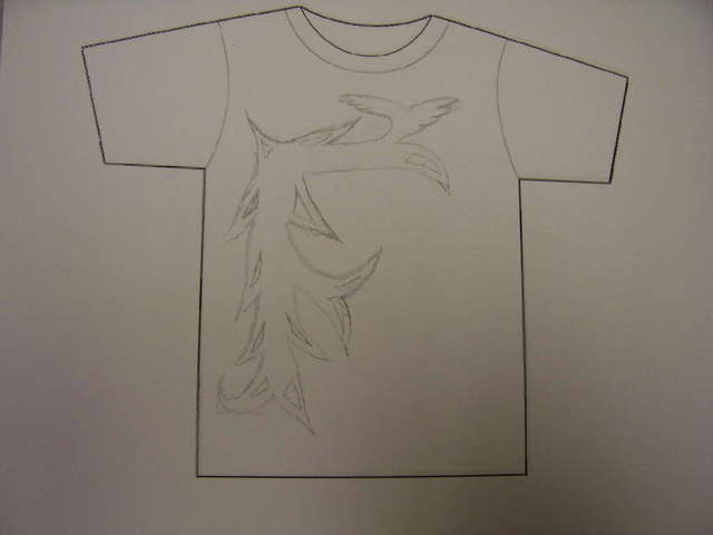 Rough preliminary t-shirt art