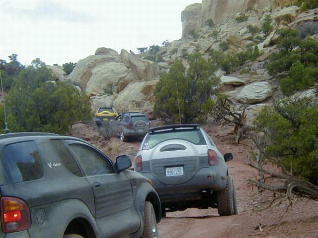 Off road traffic jam