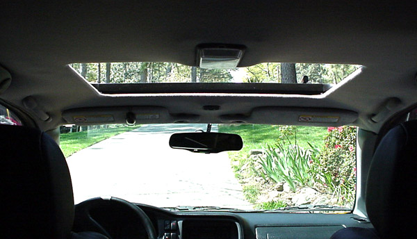 Hollandia Sunroof Inside Shot