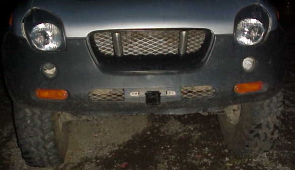Hidden 2&quot; front receiver/winch mount