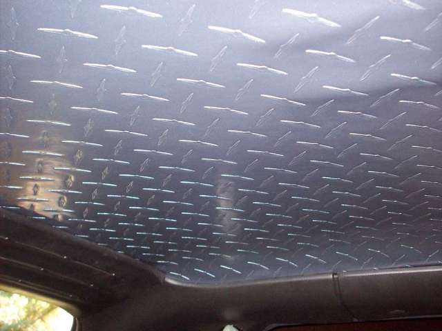 diamond plate vinyl head liner