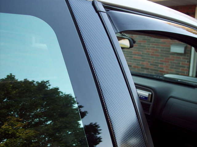 door pillar carbon fiber vinyl
