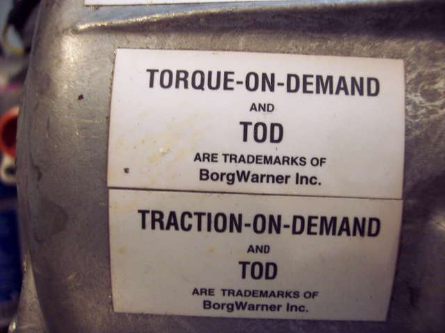 TOD Transfer Case