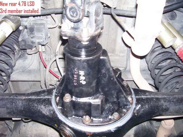 4.78 Rear LSD Diff install