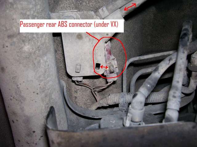 Rear Passenger ABS sensor