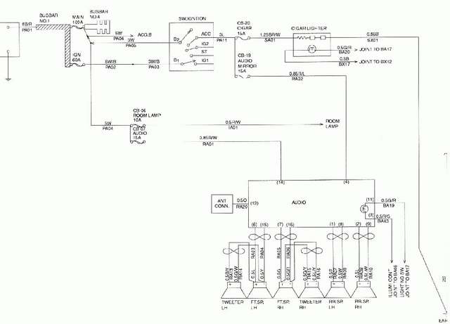 VX radio wiring