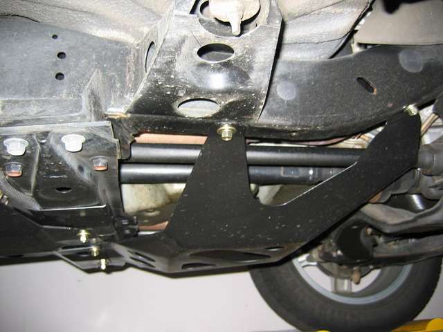 Isuzu Skid Plate on VX - Passenger Side Front