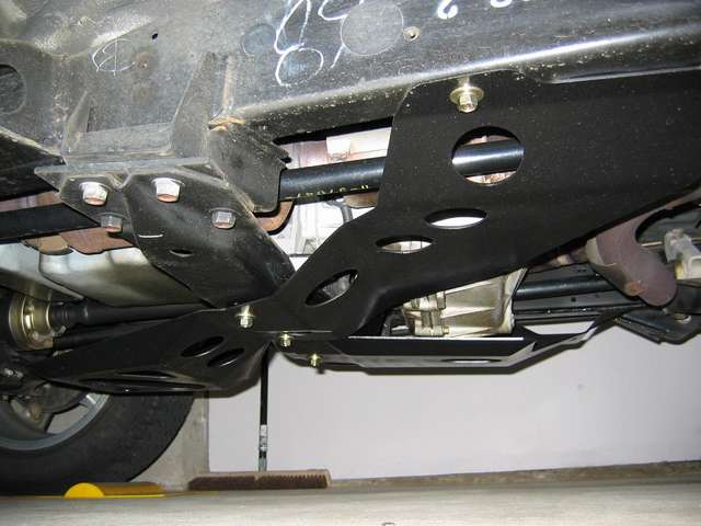 Isuzu Skid Plate on VX - Drivers Side Rear (showing all 3)