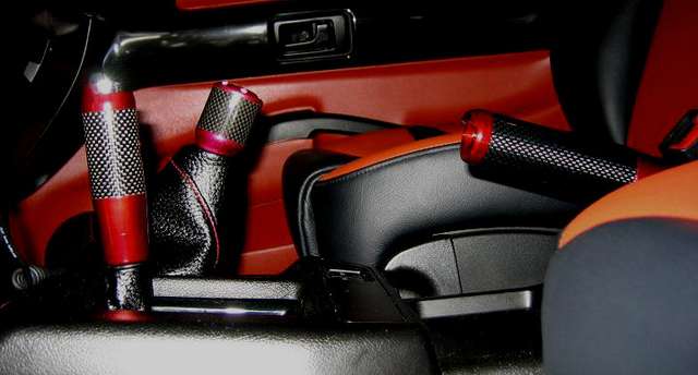 VX Shifters &amp; Brake Handle mods - Close Up