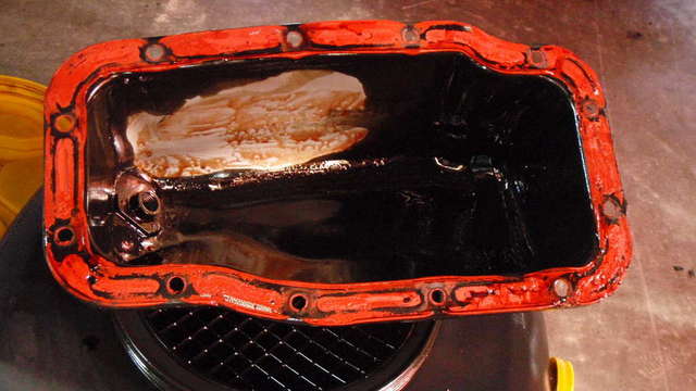 Lower oil pan gasket replacement.