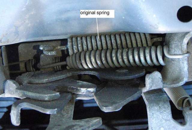 bonnet popper spring