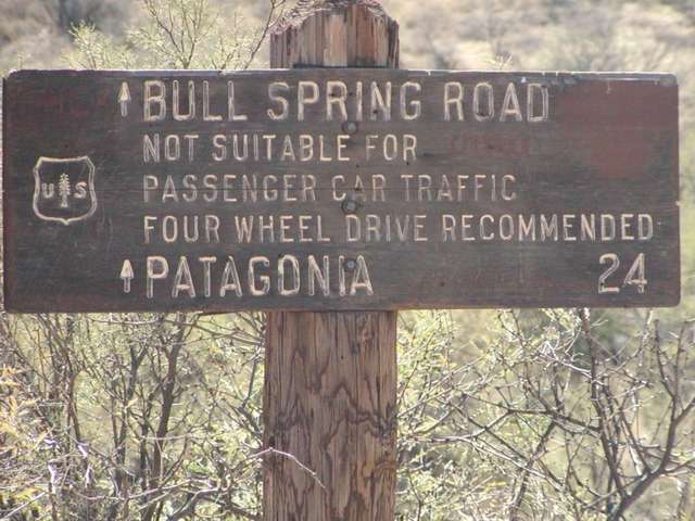 The sign says it all...even if it is mid way through the trail!