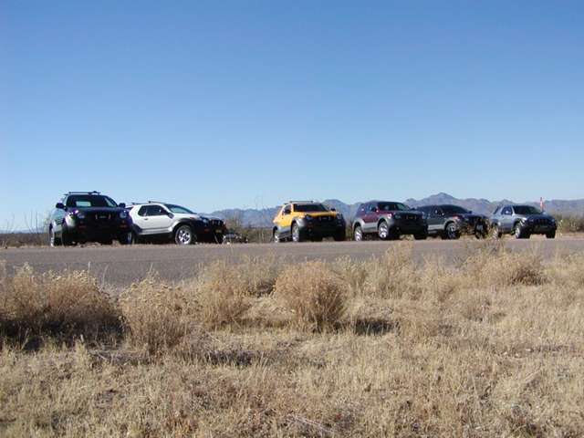 Bull Springs Road trail head