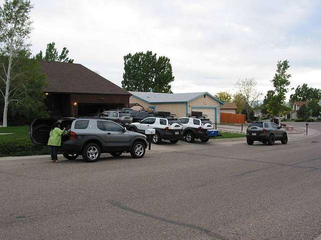 VX's lined up at the Moncha Home 3