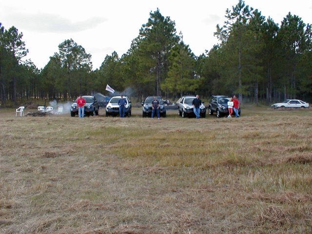 The line-up with owners