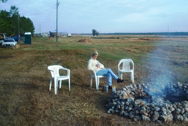 Relax'in by the fire!
